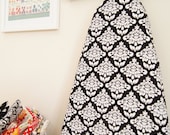 Ironing Board Cover - Mystique Damask in Black and White