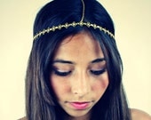 CHAIN HEADPIECE- chain headdress head chain