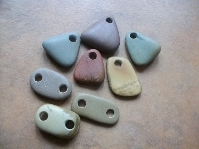 Big Holes Natural Beach Stones