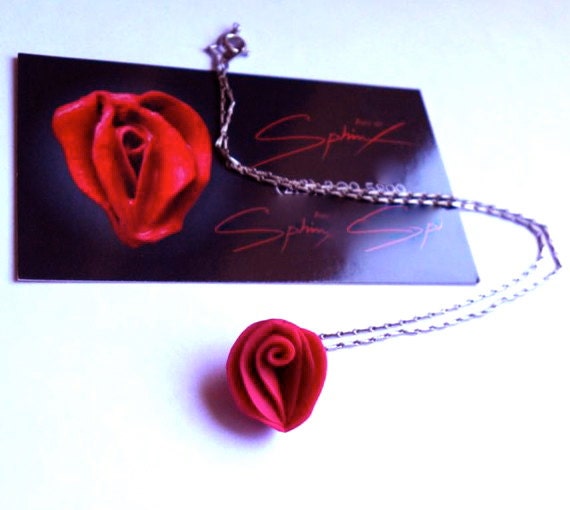 Erotic Flower Necklaces in Fuschia