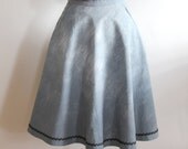 Gray Linen Skirt SALE
