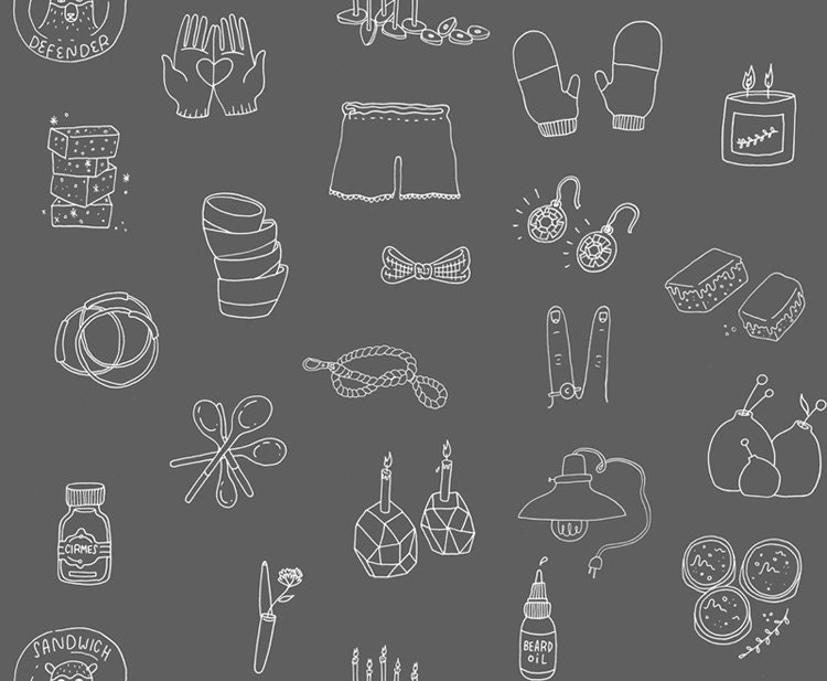 Custom Illustrated Pattern