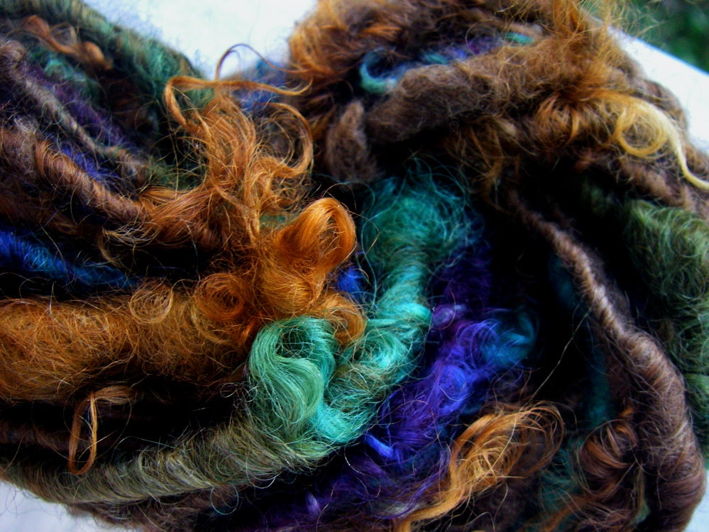 Corespun Icelandic Wool Yarn in Chestnut Brown by KnoxFarmFiber