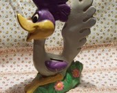 1970 Warner Brothers Road Runner Paper Mache Bank