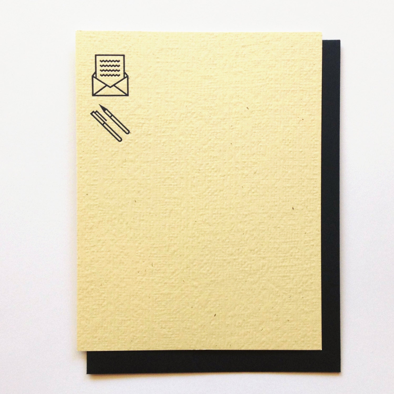 Note Letterpress Notecard