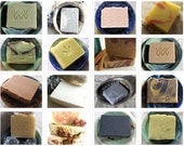 4 Handmade Soaps for 22 Soap Set by Aquarian Bath  Natural Soap - Palm free soap - SLS free soap