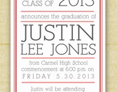 Class of 2013 Graduation Announcement (set of 10) Il_170x135