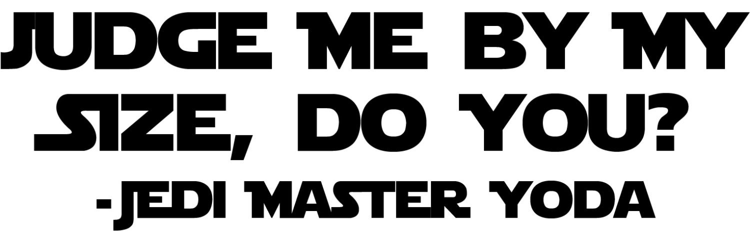 Wall Decal: star wars quote Master Yoda