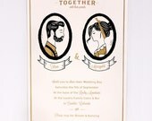 Wedding Invitation - Custom Silhouettes