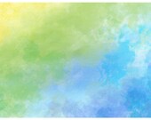 Spring Skies - Ketubah BACKGROUND ONLY- 13x19in