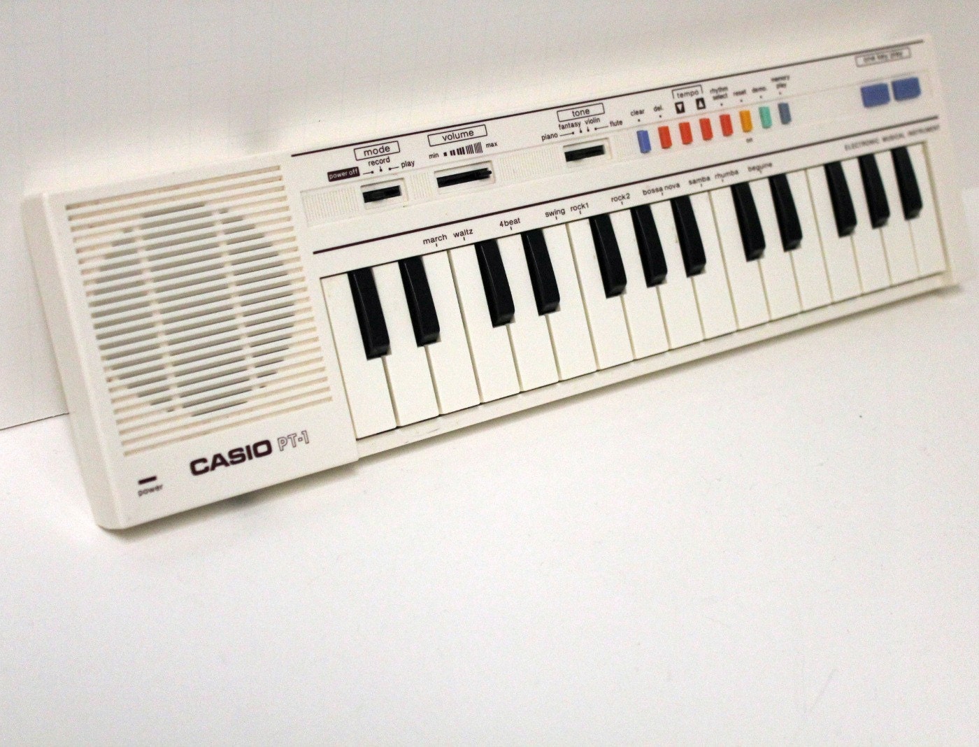 Vintage Casio Pt Mini Keyboard Synthesizer By That Sshoppe