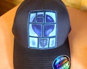 Black Light Glow Handpainted Original Clubbing Kid Style Hand-Painted New Hat S/M