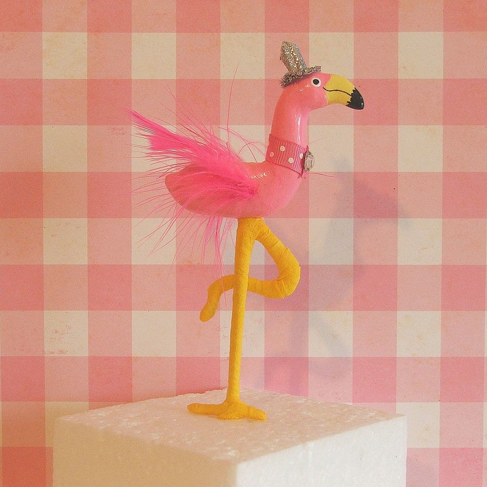 Pink Flamingoe Cake Topper/Decoration