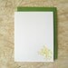 Yellow Frog Stationery, Letterpress Printed, Pack of 3
