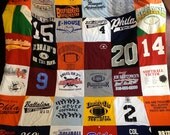 T-Shirt Memory Blanket Made to Order Custom Unlimited Items and Size