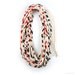 Black & Red Eternity Infinity Scarf - Circle Scarf - Striped scarf SummerFashion Womens Mens Necklace Fabric Jewelry Loop Tribal Scarves CIJ