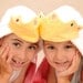 Personalized Yikes Twins Princess hooded towel