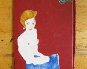 on an arc - original collage