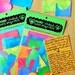 Hand Inked Paper Pack (Scrap Pack for Art Journals, Collage, Mixed Media, Mail Art, Scrapbooks, and Paper Crafting)
