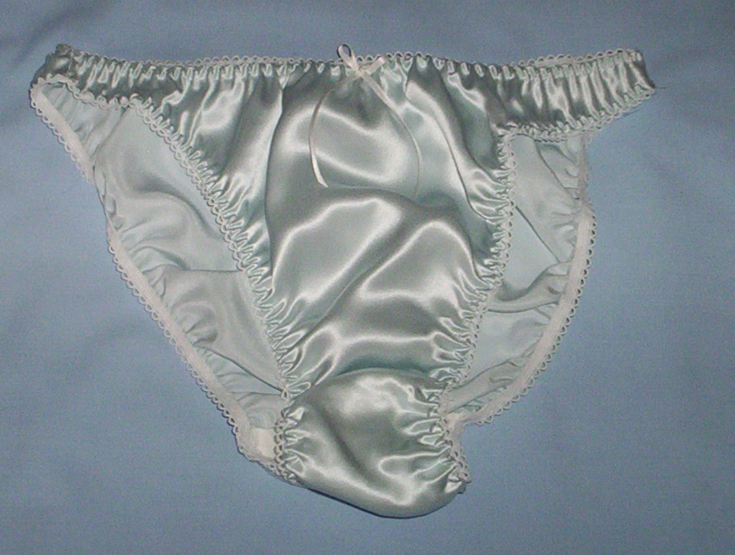 Powder Blue Silk Satin Panties Available In Uk By Tigerlizzylou