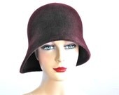 Oxblood Cloche Hat- Women- Fall Fashion- Winter Accessories