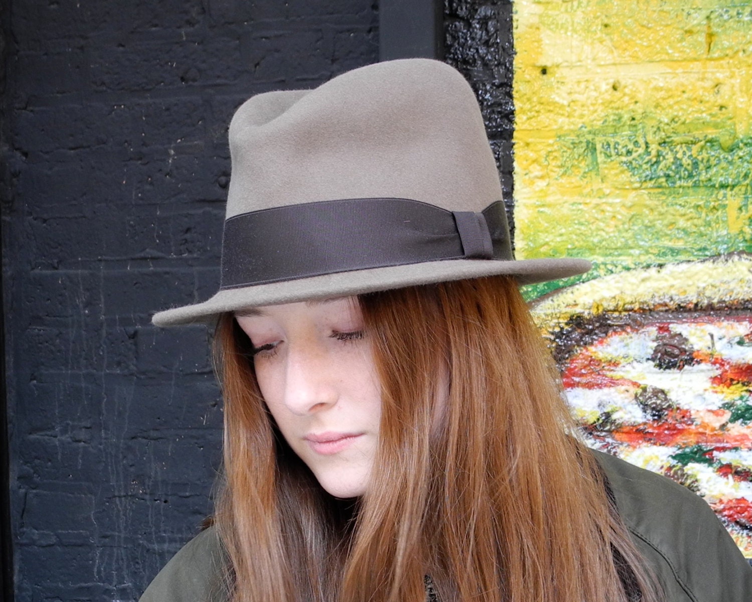 Bogart Slouchy Fedora Hat- Fall Fashion- Mad Men-Women