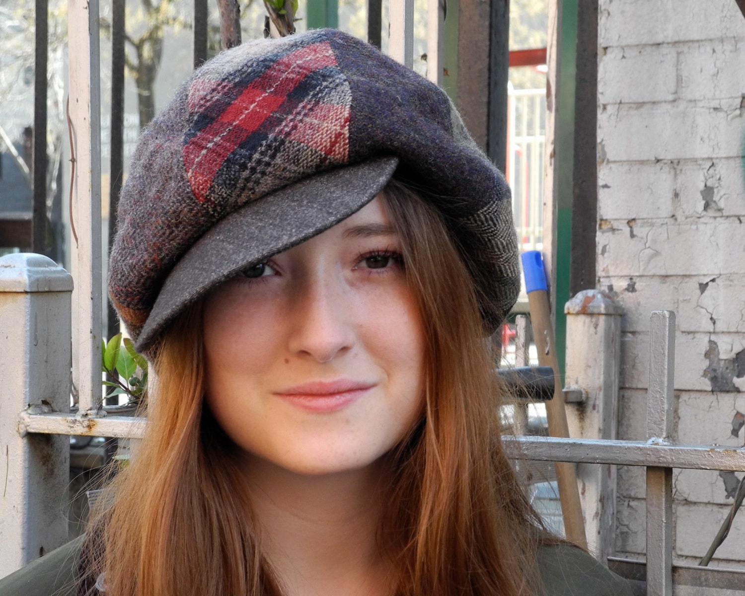 Tweed Newsboy Cap- Men- Women- Winter Hat- Winter Accessories-Fall Fashion