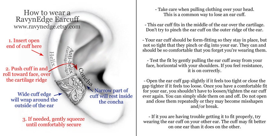 Soft Whispers - Brass Filigree Ear Cuff
