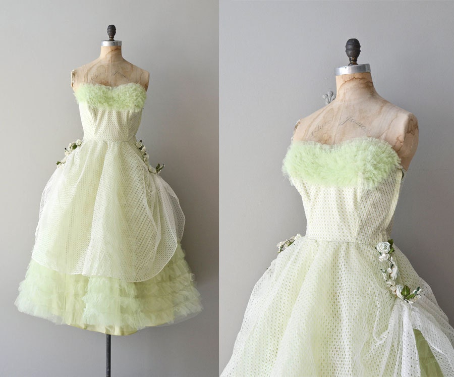 vintage 50s dress / 1950s dress / Aurantiifolia dress