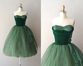 50s vintage dress / 1950s dress / Some Great Reward