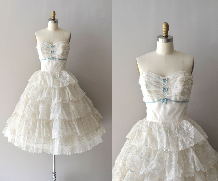 SALE 1950s dress / vintage 50s dress / Whirly Gig dress