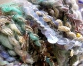 handspun art yarn, the Labyrinth: As the World Falls Down