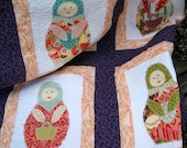 Matryoshka Quilt Lap Or Wall Hanging
