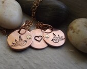 Swallows in Love Pendant