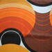 1 meter FABRIC original 1960s / retro vintage atomic mod / eames era / NOS new old stock