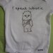 I speak Wookiee baby onesie