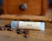 Mocha - organic lip balm. Coffee and cocoa essential oils and absolutes.