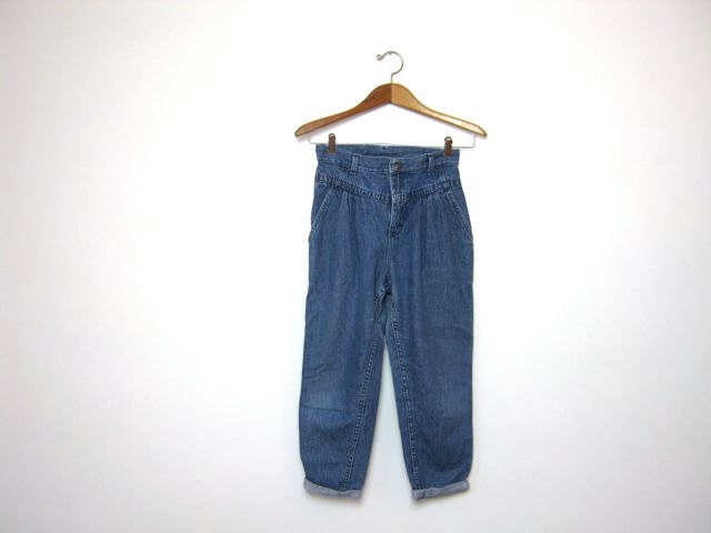 vintage womens Lee Capri cropped jeans
