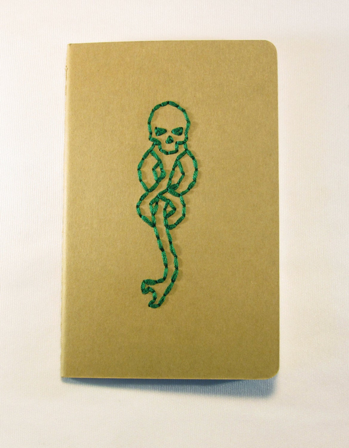 Dark Mark (Harry Potter) Hand Embroidered Moleskine Notebook