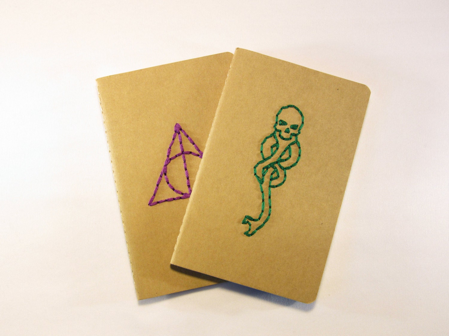 Harry Potter Hand Embroidered Moleskine Notebook Pack