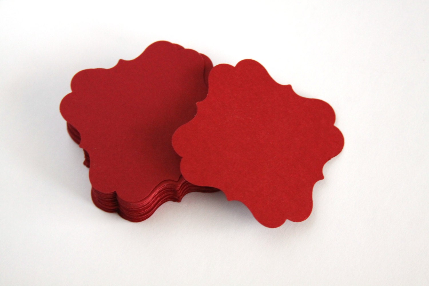 Buy gift tags and cards handmade - Handmade Paper Tags, Red Tags, DIY Gift Tags-Escort Cards, Gift Tags, Wedding Favor Tags