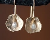 Ice Diamond Petal Earrings in Gold