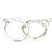 Mother daughter jewelry - mother daughter necklace - mom necklace - silver necklace - two circles necklace - mother child - mom gift