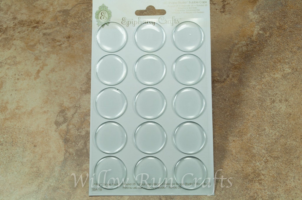 Epiphany Craft Shape Studio Epoxy Bubble Caps Round 25mm