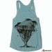 Womens TREE HOUSE Cabin american apparel Tri-Blend Racerback Tank Top S M L (9 Color Options)