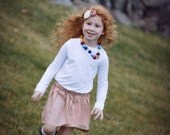 Childrens Clothing... The Claire Chevron Skirt..... Girls skirt with coordinating looks.. perfect for family photos...