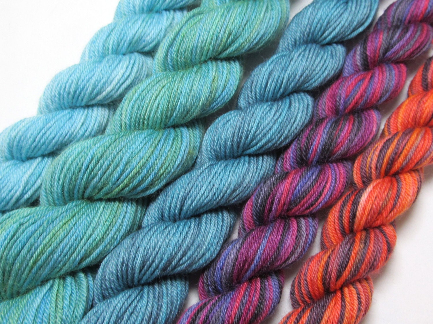 MINIS - Sock Garden - Hand Dyed & Hand Painted