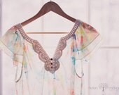 Fine Art Photograph. Longing For Spring. Sheer Romantic Colorful Blouse. Rain. 5x7 Print