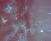Fine Art Photograph. Stars and Stripes. Abstract. Star Bokeh. Red, White, and Blue. Nursery & Home Decor.