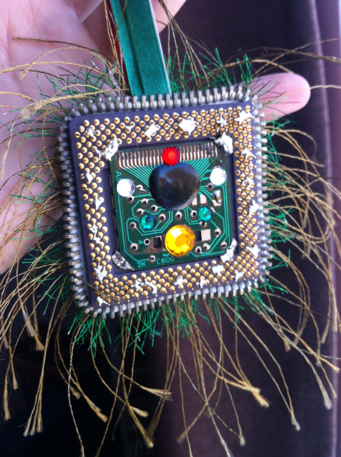 Computer Part CPU Christmas Ornament